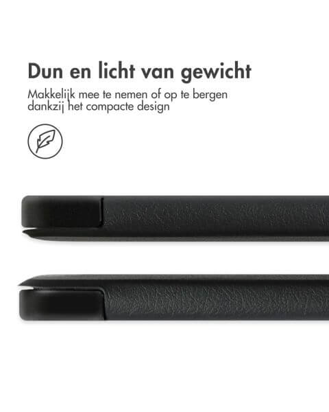 Accezz Trifold Bookcase Samsung Galaxy Tab S9 - Zwart / Schwarz / Black