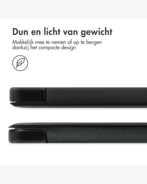 Accezz Trifold Bookcase Samsung Galaxy Tab A9 - Zwart / Schwarz / Black