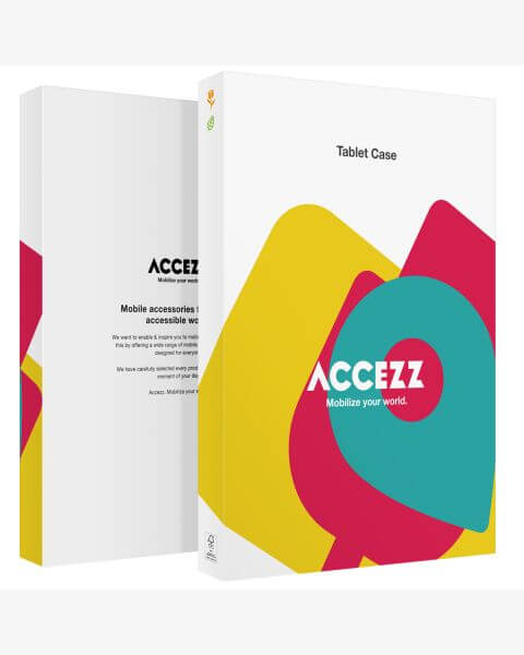Accezz Smart Silicone Bookcase iPad 9 (2021) / iPad 8 (2020) / iPad 7 (2019) - Zwart / Schwarz / Black