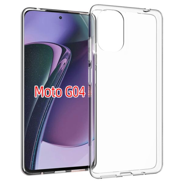 TPU Clear Cover für das Motorola Moto G24 / G04 - Transparent