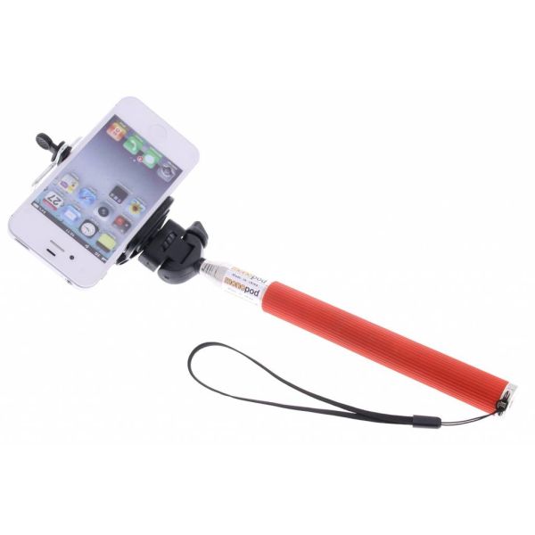 Rood Bluetooth selfie stick