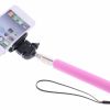 Roze Bluetooth selfie stick