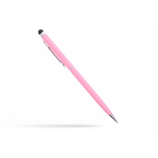 Roze balpen met stylus