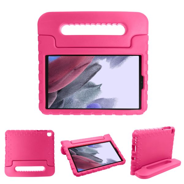 Kidsproof Backcover met handvat Samsung Galaxy Tab A7 Lite - Roze / Pink