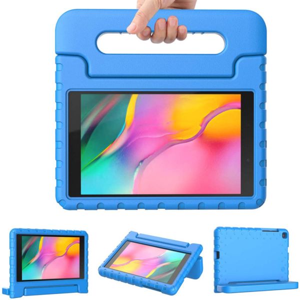Kidsproof Backcover met handvat Galaxy Tab A 8.0 (2019) - Blauw / Blue