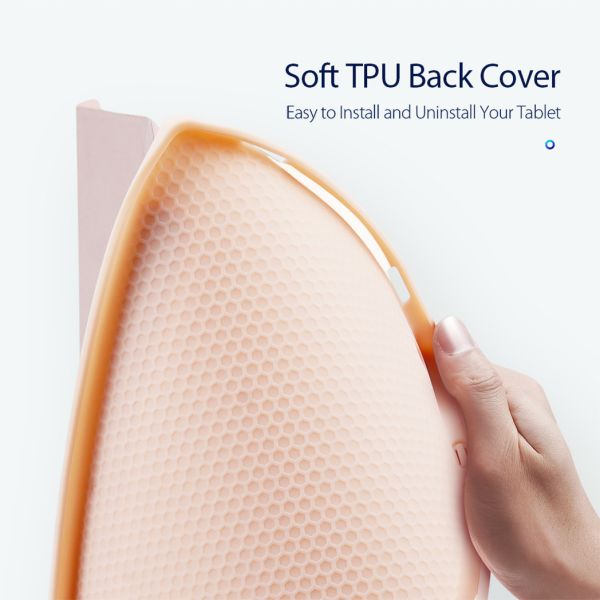 Smart Silicone Klapphülle für das Samsung Galaxy Tab A7 - Roségold
