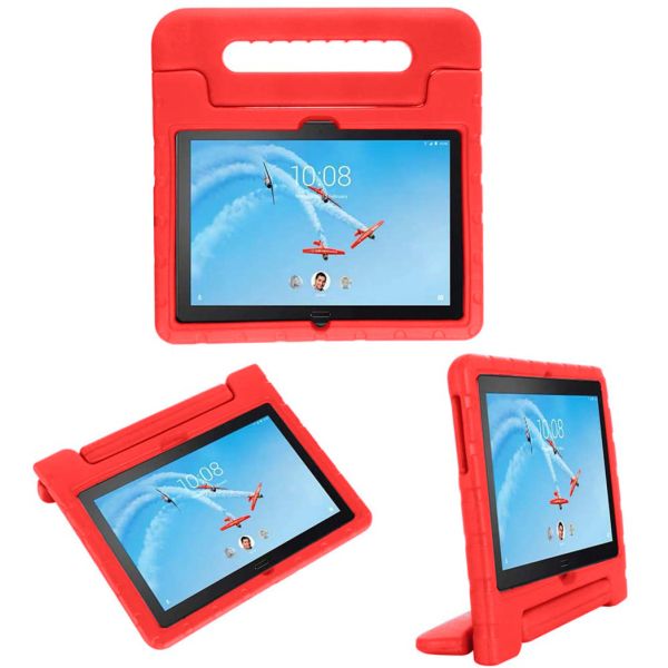 Kidsproof Backcover met handvat Lenovo Tab P10 / M10 - Rood / Red