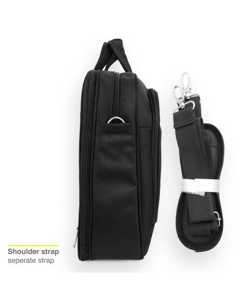 Business Series Laptop Bag - Laptoptasche 15-15,6 Zoll - Geeignet für Laptops bis 15,6 Zoll - Schwarz