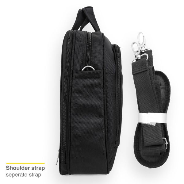 Business Series Laptop Bag - Laptoptasche - Geeignet für Laptops bis 15,6 Zoll - Schwarz