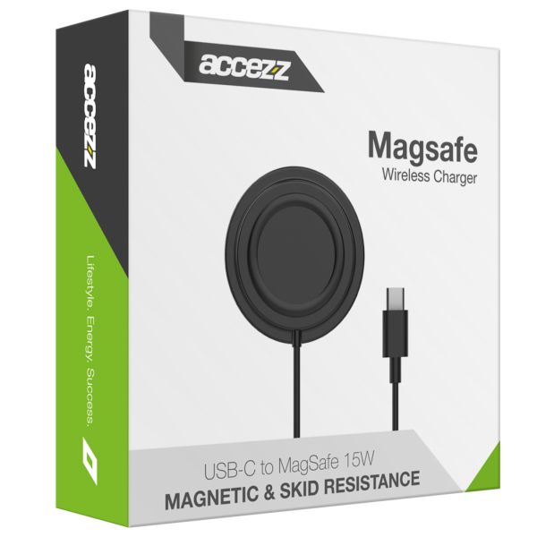 MagSafe Wireless Charger auf USB-C-Kabel - MagSafe Ladegerät - Rutschfest - Schwarz