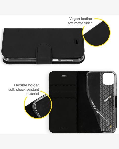 Wallet TPU Klapphülle für das Xiaomi Redmi 9C - Schwarz