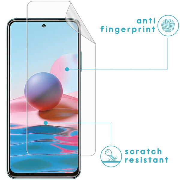 iMoshion Screenprotector Folie 3 pack Xiaomi Redmi Note 10 (4G) / Note 10S