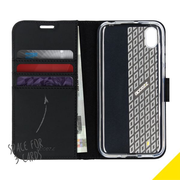 Wallet TPU Klapphülle Schwarz für das Huawei Y5 (2019)