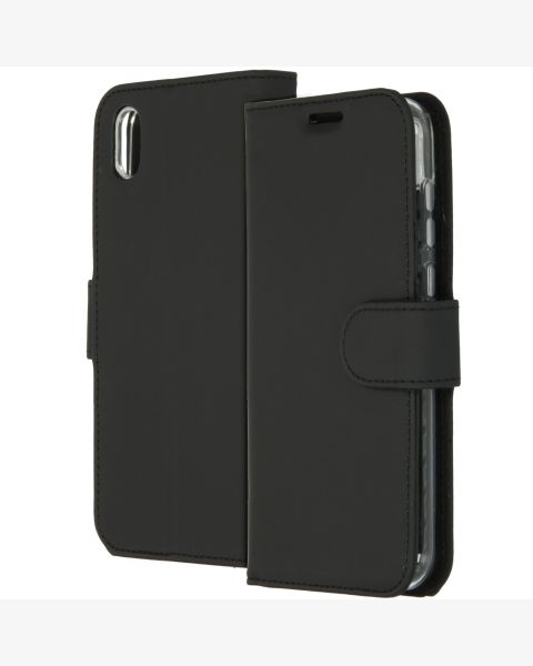Wallet TPU Klapphülle Schwarz für das Huawei Y5 (2019)