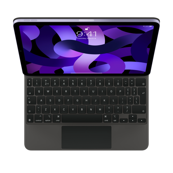 Apple Magic Keyboard 11 Zoll | Schwarz | (QWERTY UK) | iPad Air (2022/2020) | iPad Pro 11 Zoll (2022/2021/2020/2018) 