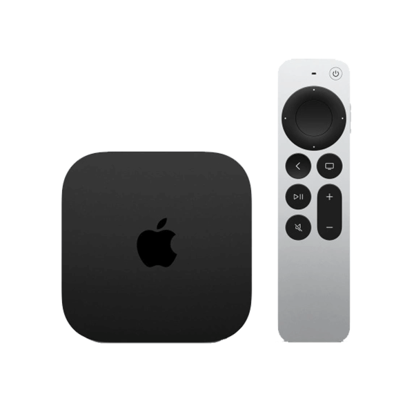 Apple TV | 4K HDR | 64GB Flash Storage | WiFi + Ethernet | Schwarz | 2022