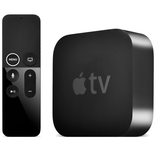 Apple TV | 4K HDR | 32GB Flash Storage | Medienstreamer | Schwarz