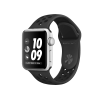 Refurbished Apple Watch Serie 3 | 38mm | Aluminium Silber | Schwarzes Sportarmband | Nike+ | GPS | WiFi