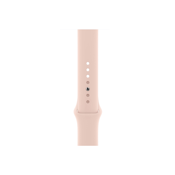 Refurbished Apple Watch Serie 6 | 44mm | Aluminium Gold | Rosa Sportarmband | GPS | WiFi