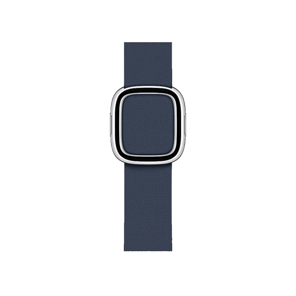 Apple Watch 38/40 mm Uhrenarmband Lederschlaufe Dunkelblau