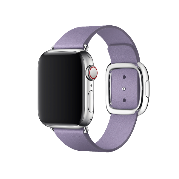 Apple Watch 38/40 mm Uhrenarmband Lederschlaufe Lila