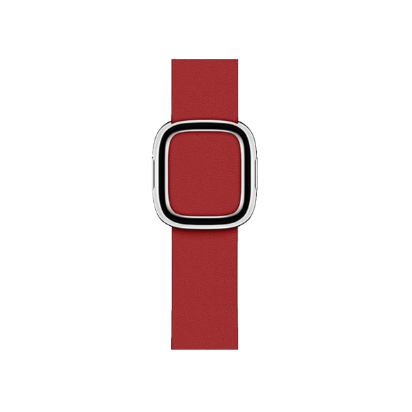 Apple Watch 38/40 mm Uhrenarmband Lederschlaufe Rot