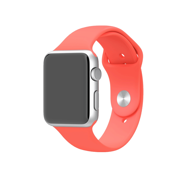 Apple Watch 42/44 mm Silikon-Sportarmband Rosa