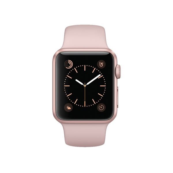 Refurbished Apple Watch Serie 2 | 42mm | Aluminium Roségold | Rosa Sportarmband | GPS | WiFi