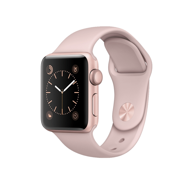 Refurbished Apple Watch Serie 2 | 42mm | Aluminium Roségold | Rosa Sportarmband | GPS | WiFi