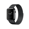 Refurbished Apple Watch Serie 2 | 42mm | Stainless Steel Schwarz | Schwarzes Sportarmband | GPS | WiFi