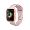 Refurbished Apple Watch Serie 3 | 42mm | Aluminium Gold | Rosa Sportarmband | GPS | WiFi