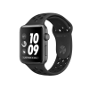 Refurbished Apple Watch Serie 3 | 42mm | Aluminium Spacegrau | Schwarzes Sportarmband | Nike+ | GPS | WiFi + 4G