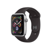 Apple Watch Series 4 | 44mm | Aluminium Case Zilver | Zwart sportbandje | GPS | WiFi