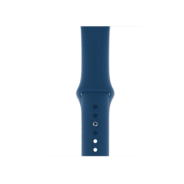 Refurbished Apple Watch Serie 4 | 44mm | Aluminiumgehäuse Roségold | Blaues Sportarmband | GPS | Wifi