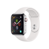 Apple Watch Series 4 | 44mm | Stainless Steel Case Zilver | Wit sportbandje | GPS | WiFi + 4G