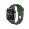 Refurbished Apple Watch Serie 5 | 40mm | Aluminium Spacegrau | Grüne Sportarmband | GPS | WiFi