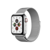 Apple Watch Series 5 | 40mm | Stainless Steel Case Zilver | Zilver Milanees bandje | GPS | WiFi + 4G