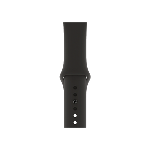 Refurbished Apple Watch Series 5 | 40mm | Titanium Silber | Schwarzes Sportarmband | GPS | WiFi + 4G