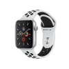 Apple Watch Series 5 | 44mm | Aluminium Case Zilver | Wit/Zwart Nike sportbandje | GPS | WiFi + 4G