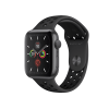 Refurbished Apple Watch Series 5 | 44mm | Aluminium Spacegrau | Schwarzes Nike Sportarmband | GPS | WiFi + 4G