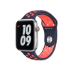 Refurbished Apple Watch Serie 5 | 44mm | Aluminium Silber | Blau/Mango Nike Sportarmband | GPS | WiFi + 4G