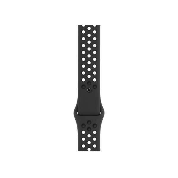 Refurbished Apple Watch Serie 6 | 44mm | Aluminium Spacegrau | Schwarzes Nike Sportarmband | GPS | WiFi