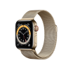 Refurbished Apple Watch Serie 6 | 44mm | Stainless Steel Gold | Gold Milanaiseband | GPS | WiFi + 4G