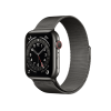 Refurbished Apple Watch Serie 6 | 44mm | Stainless Steel Graphit | Graphit Milanaiseband | GPS | WiFi + 4G