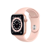 Refurbished Apple Watch Serie 6 | 44mm | Aluminium Gold | Rosa Sportarmband | GPS | WiFi