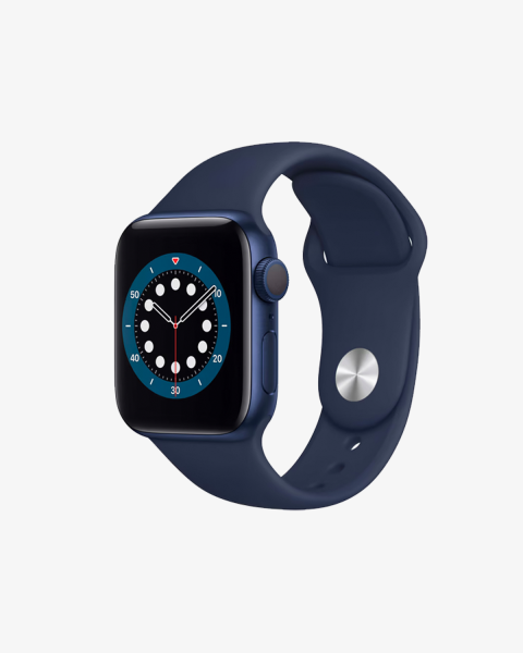 Refurbished Apple Watch Serie 6 | 40mm | Aluminium Blau | Blaues Sportarmband | GPS | WiFi