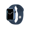 Refurbished Apple Watch Serie 7 | 41mm | Aluminium Blau | Blaues Sportarmband | GPS | WiFi + 4G
