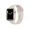 Refurbished Apple Watch Serie 7 | 41mm | Aluminium Starlight Weiß | Starlight Weiß Sportarmband | GPS | WiFi