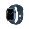 Apple Watch Series 7 | 45mm | Aluminium Case Blauw | Blauw sportbandje | GPS | WiFi + 4G