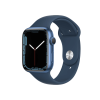 Refurbished Apple Watch Serie 7 | 45mm | Aluminium Blau | Blaues Sportarmband | GPS | WiFi